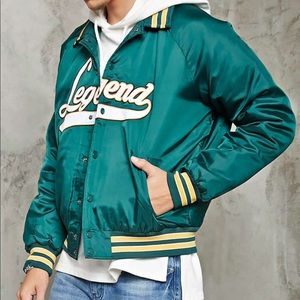 Collard Green Legend Bomber Jacket
